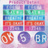 Crtiin 160 Pcs Anxiety Sensory Stickers, Inspirational Quotes, Textured Strips for Mental Health