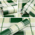 17.5in 23ft ReWallpaper Vintage Tartan Wallpaper Peel and Stick Waterproof Green Plaid Checkered Wallpaper Removable