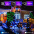 1500LED 470ft 12 Dimmable, Christmas Lights Outdoor Use, Modes Blue LED String Lights with Timer Waterproof Christmas