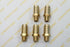 LTWFITTING Brass Coupler Fitting 5/8-Inch Hose Barb x 1/4-Inch Male NPT Vehicle Fuel Heater System (Pack of 5)