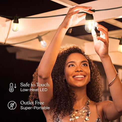 24 Commercial 1W Brightech Ambience Pro USB Powered String Lights - Ft Grade Waterproof String Lights, Outdoor