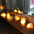 20 Rock,11.5ft Himalayan Salt Light String for Bedroom with USB Powered String Fairy Lights Night Salt Lamp,Natural