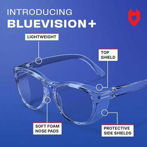 NoCry High Performance Safety Glasses for Women and Men Soft Non-Slip Nose Pads, Reinforced Side Shields, Premium Anti Fog & Anti Scratch Coating, Advanced Impact Resistance, 100% UV Eye Protection