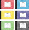 Oxford Jr. Composition Notebooks, 4-7/8 x 7-1/2 Inches, Wide Ruled, 80 Sheets, Assorted Primary Covers, 6 Pack