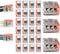 Push-in Electrical Connector, 22-12 AWG Solid, 50-Pack, 3-Port