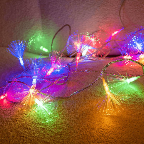 YOLIGHT 33FT Fiber Optic Fairy String Lights - 60 LED Starburst Firework Light for Indoor Outdoor Wedding, Christmas,