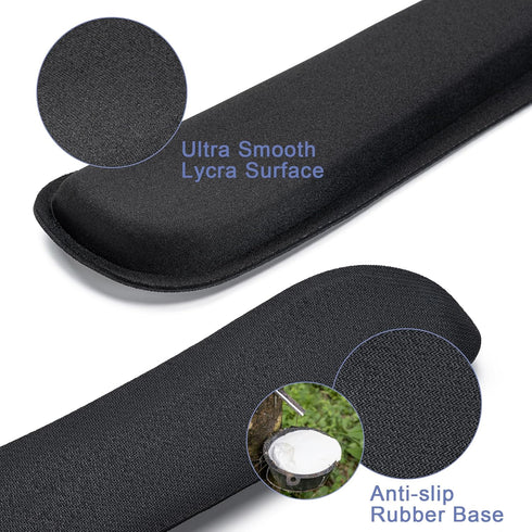Hoewina Keyboard Wrist Rest,Ergonomic Wrist Rest,Superfine Fabric and Gel Memory Foam Wrist Pad for Computer Keyboard