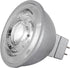 Satco S8644 8W MR16 LED Light Bulb, Dimmable Silver-Back Reflector, GU 5.3 Base, 5000K, 40-Degree Beam