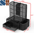 Simple Houseware SHW 6-Compartment Desktop Organizer with Drawer, Black