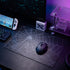 GMKWTL 410mm*310mm, XVX Glass Mouse Pad for Gaming, Black Spider Webs Hard Gaming Mousepad, Professional Large Mouse