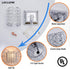 Modern Chrome Crystal Wall Sconces, Elegant Bathroom Vanity Wall Light Fixtures for Living Room Bedroom Bathroom