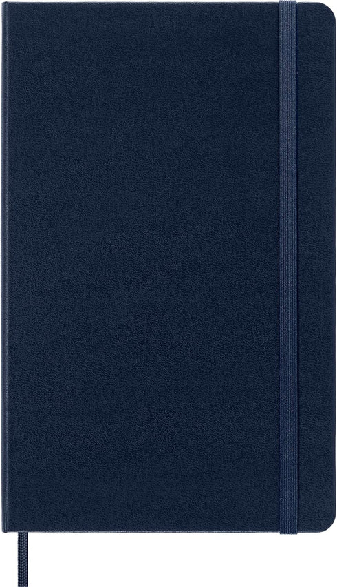 Moleskine Classic Notebook, Hard Cover, Large (5" x 8.25"), Sapphire Blue, 240 Pages Plain/Blank