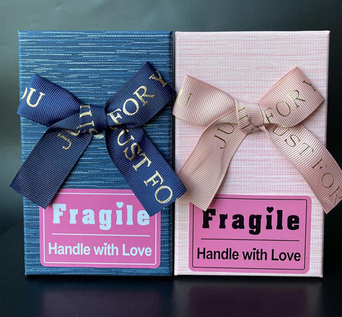 MeshaKippa 300pcs Cute 2x3" Fragile Shipping Stickers for Personal Bags, Mailing Packages, and Boxes