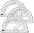 Mr. Pen Protractor, 6 Inches with Swing Arm, Pack of 3