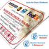 Leave Package Sign - Do Not Knock or Ring Doorbell, Dog Will Bark, 6" x 9", Waterproof PVC