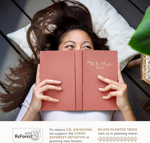 6-Minute 3-Million-User Diary Gratitude Journal for Women & Men with Prompts Guided Self Care Book Based on Positive