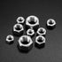 SG TZH 5/16-18 100Pcs 304 18-8, Hex Nuts Stainless Steel Full Thread, Hex Drive, Bright Finish by