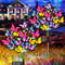 Solar Garden Lights Outdoor, 2 Pack Waterproof Solar Lights with 72 LED 34 Butterfly for Yard Garden Pathway Decor Gifts