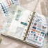 Filofax Botanical Collection Accessory, Repositionable Sticky Notes, Set of 8 Note Pads, 25 Sheets Each