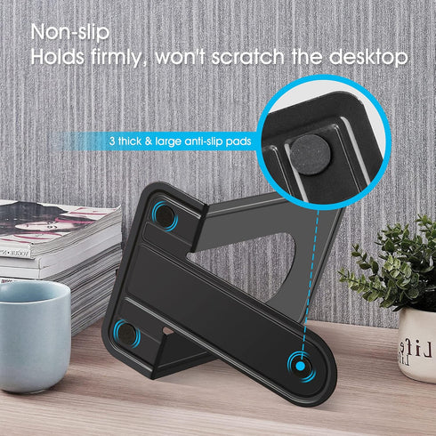 HappyHapi 28pcs Metal Bookends for Shelves, Heavy Duty Book Ends Holders for Office Home Library