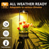 3 1pc) Solar Wall Light with Plant Stands, Wireless Outdoor Fence Light with color, Metal Hanging Plant Holder