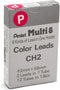 Pentel Arts 8 Colour Pencil Lead Refill, Pink, 24 Pieces of Lead