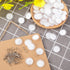 60 Pack Self-Adhesive Ceiling Hooks for Hanging, Damage-Free No-Drill Transparent Wall Hanger