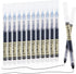 RIANCY 12 Pack Black Liquid Ink Rollerball Gel Pens, 0.5mm Extra Fine Point, Quick Drying for Journaling & Art