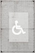 Handicap Symbol Design Stencil, 12-Inch, Reusable Mylar Cutout for Accessible Signage, Crafts & DIY Projects