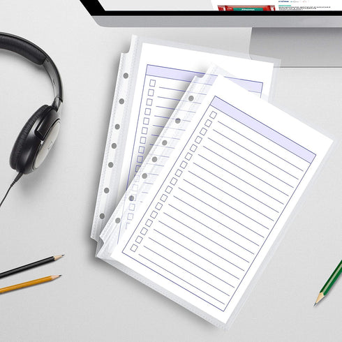 RUBEX Mini Heavyweight Sheet Protectors - 25 Sheets, Acid-Free for Documents and Photos