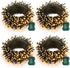 Battery Operated Christmas Lights - 4 Pack Total 66ft 200 LED Battery