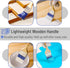 Bates Paint Brushes Set - 4 Pack, Professional Wall Brush, Wood Handle, House, Trim, Sash Paint Brushes
