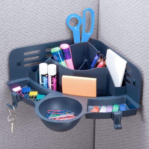 Officemate Verticalmate Corner Organizer, Gray, 8.5 inches X 11 inches