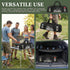 Chrysoippotis (22" L6.5" W7.2" Grill Utensil Storage Bag, Large Grill Tool Storage Caddy with Pockets, BBQ Outdoor Tool