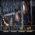 50 27 ST38 Bulbs,Retro DAMAING Outdoor String Lights FT Waterproof Patio Light String Lights with Vintage Shatterproof