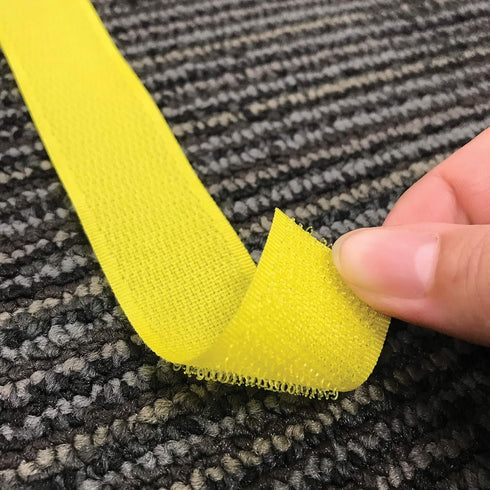 Teacher Spot On Carpet Marker Strips in Yellow