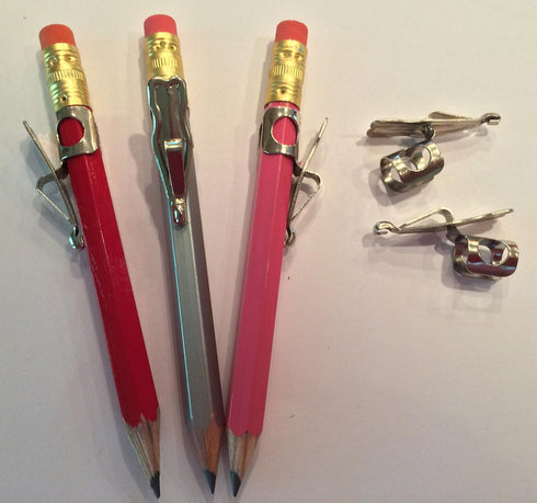 Pencil Clips - Slide On Pocket Clips, Quantity 10 DCLIPS
