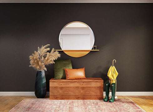 Black Contact Paper, 15.7"x118" Peel and Stick Wallpaper, Matte Self-Adhesive Decorative Contact Paper for Cabinets