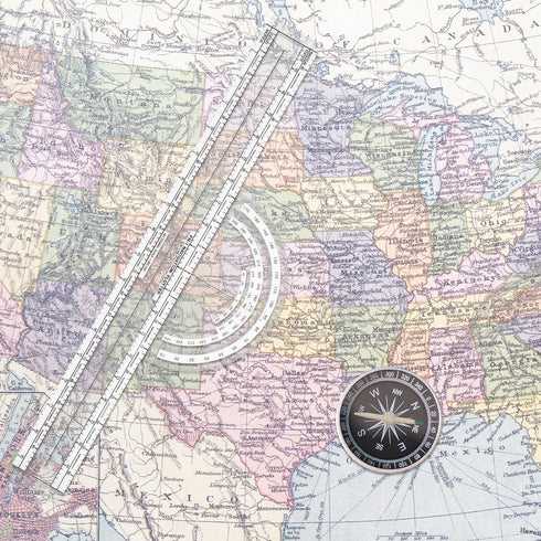 Xelsluthe Pen Plotter Fixed Plotter for Pilots Accurate Scale Aviation Navigation Plotters Flight Planning Routes Tools