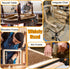Feekoon Strap Clamps for Woodworking, Quick Release Band Clamps with 4 Corner Claws for Adjustable Picture Frame Clamp