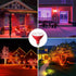EDISHINE Dimmable Red LED Light Bulb, 2 Pack, PAR38 Red Flood Light, 18W (120W Equivalent) for Halloween Decoration