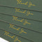 Crisky Green Thank You Cards with Envelopes & Stickers 50 Pack Bridal