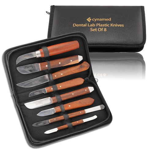 Dental Fahenstock Large and Small Knife, Cynamed Plaster Alignate Spatula and Knife (8)
