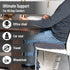 Mind Reader Air-Cloud Memory Foam Seat Cushion, Ergonomic Support for Lower Back, Coccyx, and Hip Pain Relief, Promotes