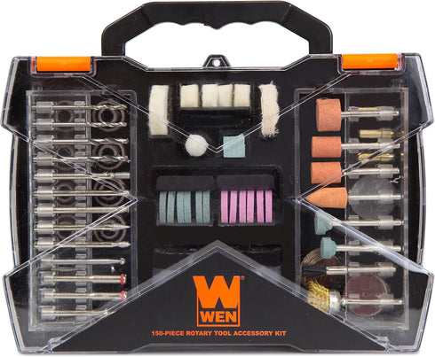WEN 230151A 150-Piece Rotary Tool Accessory Kit with Carrying Case