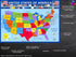 United States Map with State Flags Poster - Laminated 14x19.5 in. Educational USA Map for Kids, Classroom Decorations