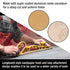 Dura-Gold Premium 120 Grit Gold Sandpaper Roll, Hook & Loop Backing, 2-3/4" Wide, 12 Yards Long for Automotive and