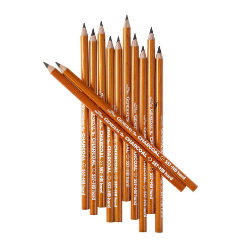 General Charcoal Pencil, 557-Hb, Box of 12