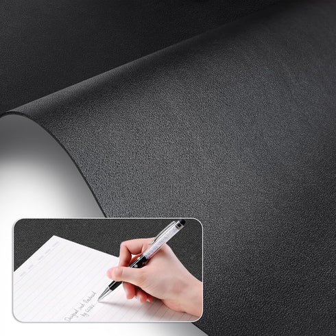 KINGFOM Desk Pad Office Desktop Protector, PU Leather Mat Blotters Organizer (47.2" x 23.6", Green)