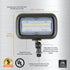 WW30BRZ 30-Watt Newhouse Lighting Outdoor LED Wall Wash Flood Light, Weatherproof, Bronze